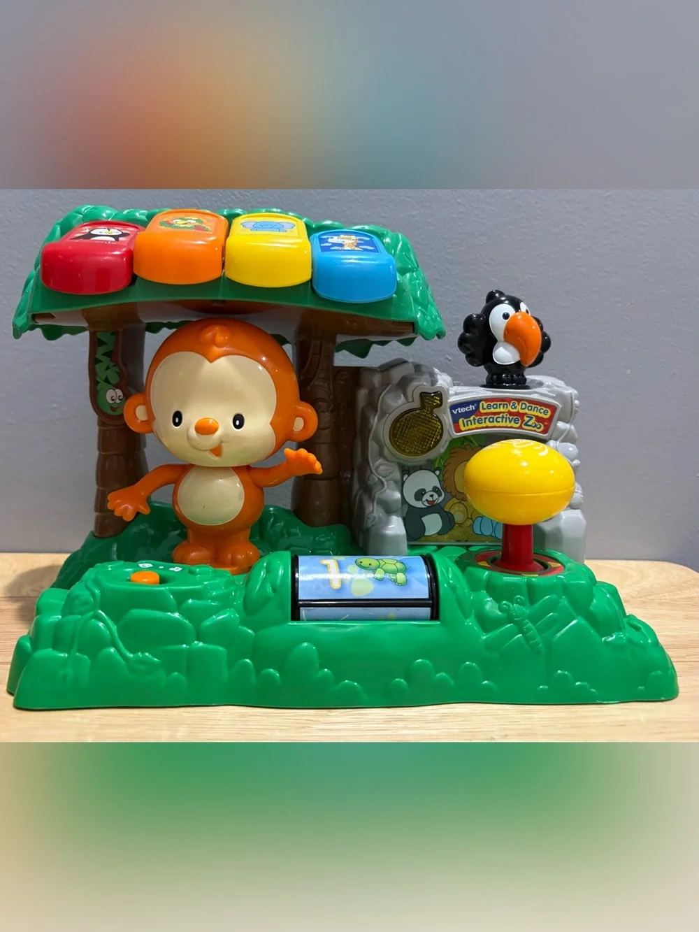 VTech Learn & Dance Interactive Zoo Learning Activity Toy Tested Works